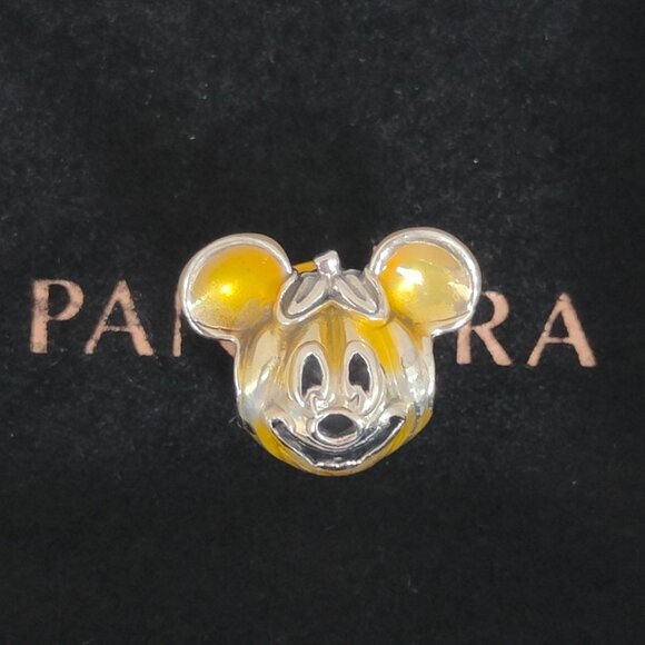 Pandora Mickey Mouse Pumpkin Charm with box - Picture 1 of 7
